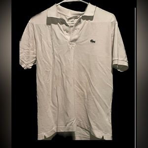 Size M women, white two Buttons shirt from Lacoste 🐊